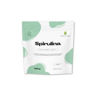 Spirulina naturove 500g front