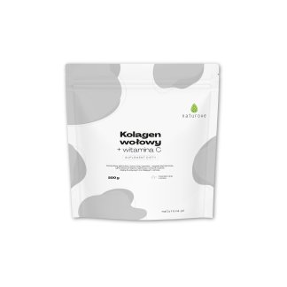 Kolagen wołowy + Witamina C naturove 500g front